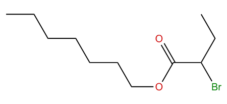 Heptyl 2-bromobutanoate